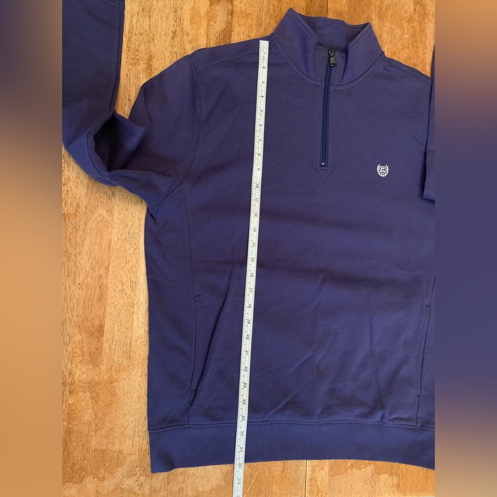 Chaps Deep purple pullover - Picture 6 of 7